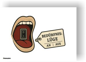 Wahrheit auf Knopfdruck? – als Poster, Leinwand oder Postkarte