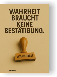 Wortkunst, die für sich steht – als Poster, Leinwand oder Postkarte