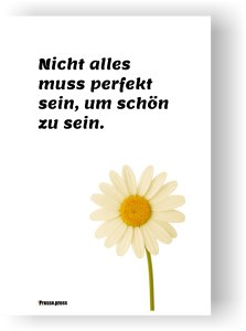 Wortkunst, die ermutigt – als Poster, Leinwand oder Postkarte