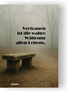 Wortkunst, die trägt – als Poster, Leinwand oder Postkarte