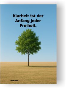 Wortkunst mit Weitblick – als Poster, Leinwand oder Postkarte