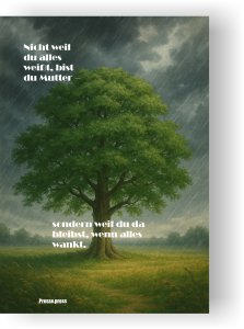 Wortkunst für Herz und Halt – als Poster, Leinwand oder Postkarte
