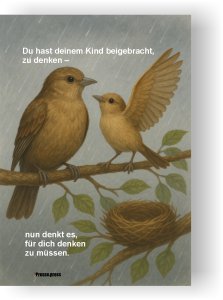 Wortkunst, die aufdeckt – als Poster, Leinwand oder Postkarte