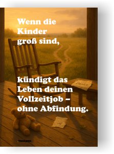 Wortkunst für alle, die loslassen müssen, obwohl das Herz bleiben will – als Poster, Leinwand oder Postkarte
