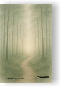 Wortkunst für alle, die sich auf den Weg machen – als Poster, Leinwand oder Postkarte