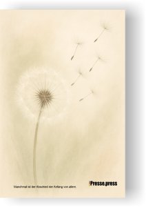 Wortkunst für Zeiten des Loslassens – und Neubeginns – als Poster, Leinwand oder Postkarte