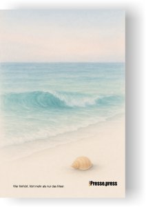 Wortkunst für stille Momente – wenn Zuhören mehr bedeutet als Hören  – als Poster, Leinwand oder Postkarte