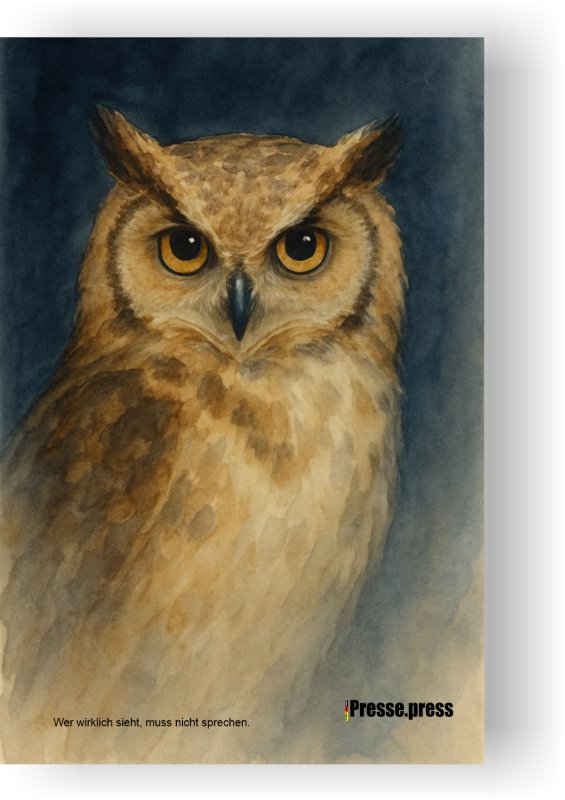 Wortkunst für jene, die mit den Augen sprechen – als Poster, Leinwand oder Postkarte