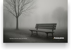 Wortkunst für Zwischenzeiten - weil Gefühle manchmal keinen Kalender brauchen.– als Poster, Leinwand oder Postkarte