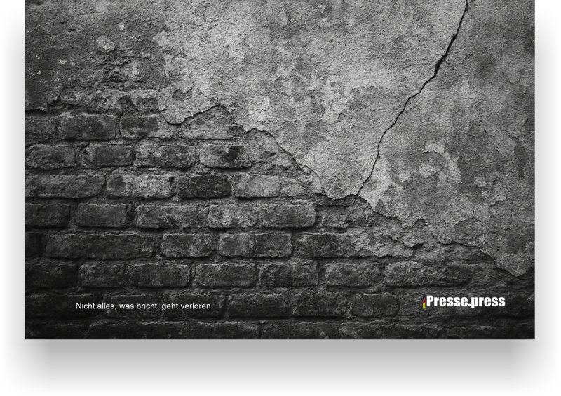 Bruchstellen - weil Stärke oft dort beginnt, wo etwas bricht.– als Poster, Leinwand oder Postkarte