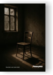 Stille Zeugen– wenn Worte bleiben, wo Menschen fehlen - als Poster, Leinwand oder Postkarte