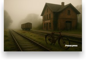 Bahnhof Hemwalden – Kein Ort, nur ein Moment - weil nicht jeder Abschied ein Ende ist - als Poster, Leinwand oder Postkarte