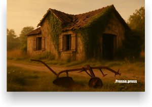 Haus aus Tagen - weil Stille manchmal mehr erzählt als Worte - als Poster, Leinwand oder Postkarte
