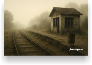 Als hätte jemand das Ankommen vergessen - als Poster, Leinwand oder Postkarte