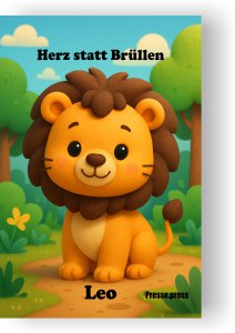 Herz statt Brüllen - als Poster, Leinwand oder Postkarte