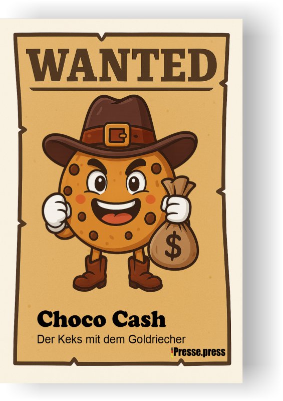 Wanted: Choco Cash - als Poster, Leinwand oder Postkarte